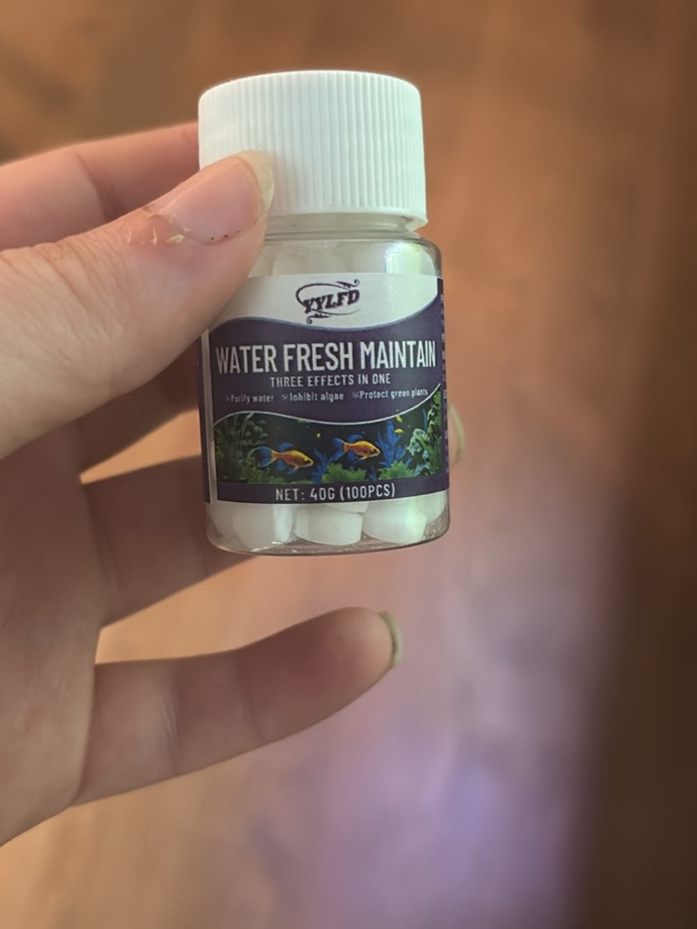 Water Fresh Maintain Tablets - White
